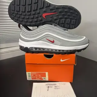 Nike air max 97 silver golf Sz 10 DS $200