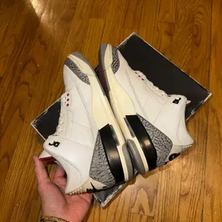 Air Jordan 3 White Cement Reimagined - Size 8 - Worn - $120 Shipped - Add for invoice