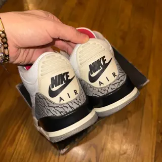 Air Jordan 3 White Cement Reimagined - Size 8 - Worn - $120 Shipped - Add for invoice