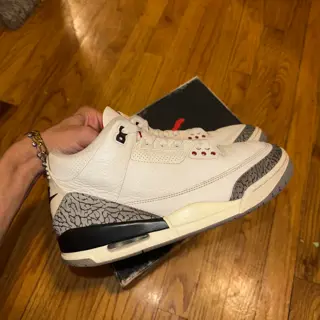 Air Jordan 3 White Cement Reimagined - Size 8 - Worn - $120 Shipped - Add for invoice