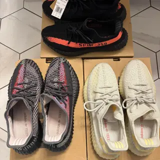 Yeezy 350s DS core red size 12 and used lights and yecheil size 11.5 FINAL PRICE DROP (price in comments)