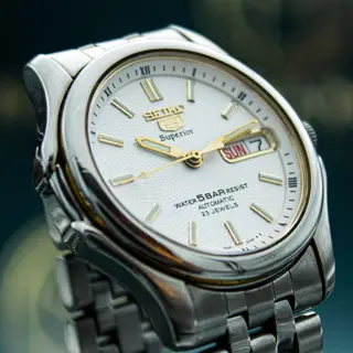 Seiko 5 Superior Cream Whirlpool 7S36-0030 | Great Condition | $310
