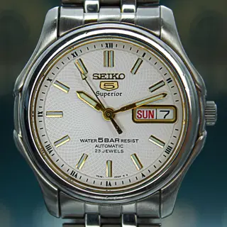 Seiko 5 Superior Cream Whirlpool 7S36-0030 | Great Condition | $310