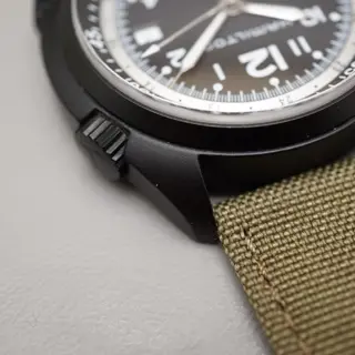 Hamilton Khaki Aviation H80485835 Pilot Pioneer Black Aluminum Automatic Watch - $480