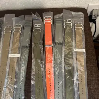 Maratac Zulu Good Quality Nato Straps, 20mm and 22mm Assorted Colors