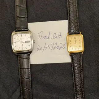 Vintage Seiko Quartz QZ - 0923-5000 – Frosted Dial – Triple Day Font - October 1974 JDM