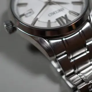 Seiko Presage SARX001 6R15 Silver Dial Date Sapphire Automatic - $265