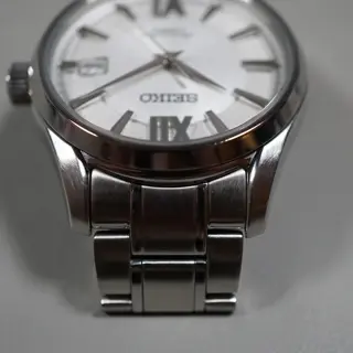 Seiko Presage SARX001 6R15 Silver Dial Date Sapphire Automatic - $265