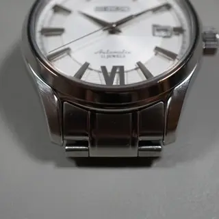 Seiko Presage SARX001 6R15 Silver Dial Date Sapphire Automatic - $265