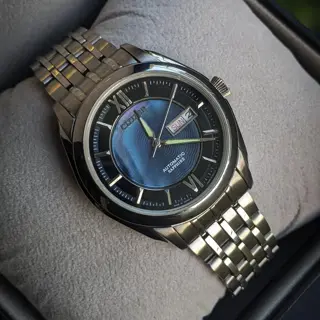Citizen Automatic Sapphire MOP 8200-S055725 Day Date 21jewels Automatic Mens Watch price 345$