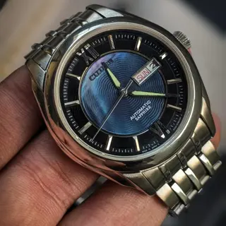 Citizen Automatic Sapphire MOP 8200-S055725 Day Date 21jewels Automatic Mens Watch price 345$