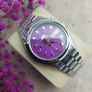 Orient Three Star Purple Dial 🍇🍇Automatic Movement