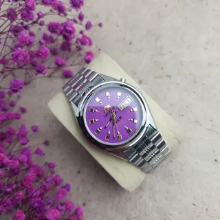 Orient Three Star Purple Dial 🍇🍇Automatic Movement
