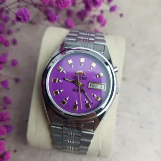 Orient Three Star Purple Dial 🍇🍇Automatic Movement