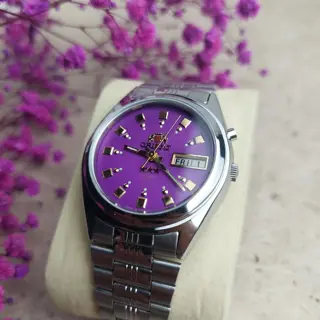 Orient Three Star Purple Dial 🍇🍇Automatic Movement