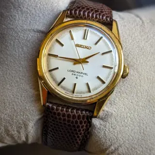1960's Vintage Seiko Lord Marvel 36000 – 5740-8000 – 23J Manual Winding JDM – Price: $410