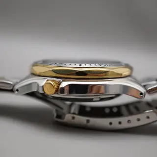 Seiko 5 Sports 7S36-00L0 Blue Dial Two Tone Automatic Watch - $150