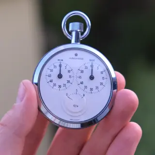 1960s HANDWOUND JUNGHANS 1/10 SECONDS STOPWATCH