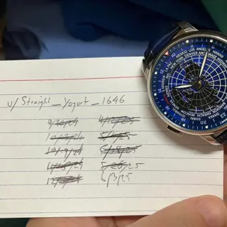 Montblanc Orbis Terrarum WorldTimer BLUE *Full Set*