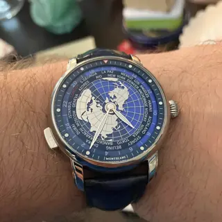Montblanc Orbis Terrarum WorldTimer BLUE *Full Set*
