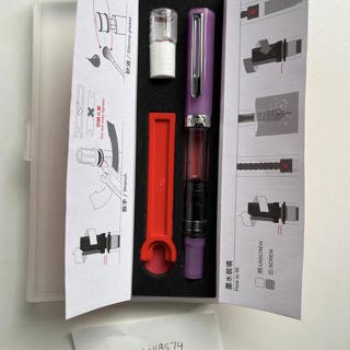 TWSBI ECO Glow Purple Fountain Pen - Medium Nib