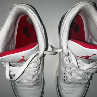 Jordan 3 white cement reimagined | size 11 |$200