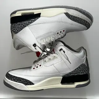 Jordan 3 white cement reimagined | size 11 |$200