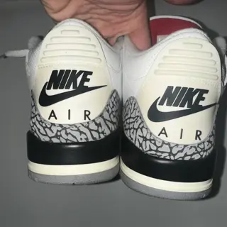 Jordan 3 white cement reimagined | size 11 |$200