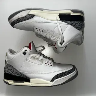 Jordan 3 white cement reimagined | size 11 |$200