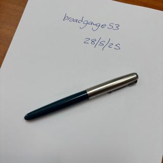 Parker 51 size [M] nib - teal blue - made in England - ‘C’ condition