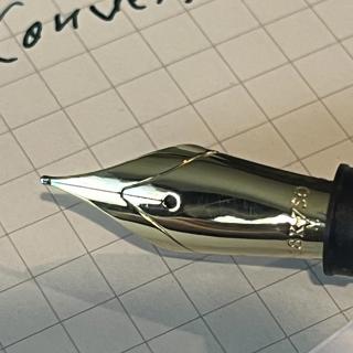 Jowo 18KT Gold Medium Nib in Kaweco Mini Folding Converter