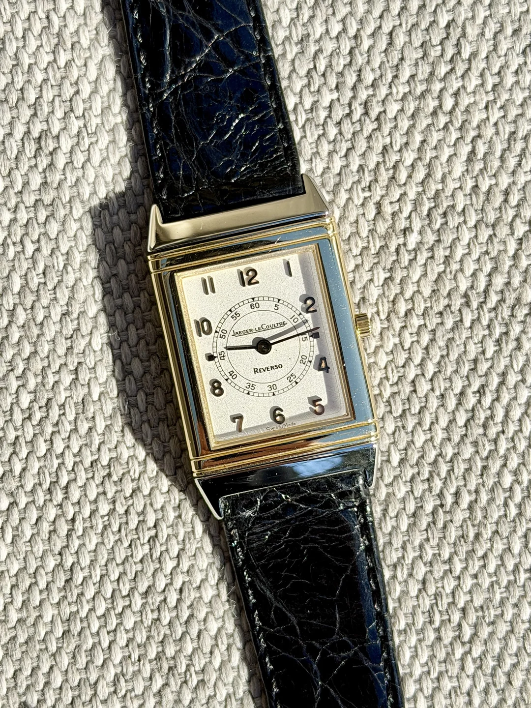 JLC Reverso 140.105.5 Two Tone 18k Gold & Steel - 23mm Men's / Midsize ...