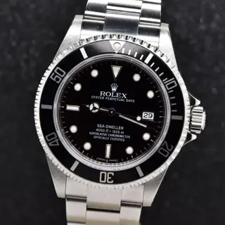 2006 Rolex Sea-Dweller 40mm Stainless Steel Black Dial 16600T Unpolished