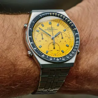 Seiko Speedmaster 7A28-710A | Rare Vulcan Yellow in Excellent Condition