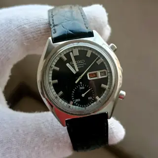 Seiko Chronograph Automatic Black Dial Watch. $300 Shipped.