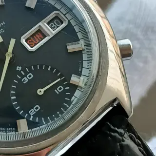 Seiko Chronograph Automatic Black Dial Watch. $300 Shipped.