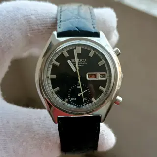 Seiko Chronograph Automatic Black Dial Watch. $300 Shipped.