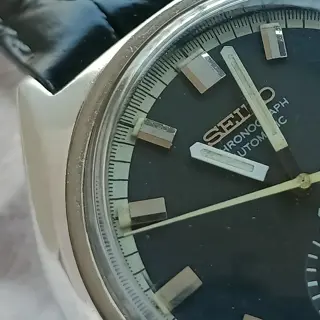 Seiko Chronograph Automatic Black Dial Watch. $300 Shipped.