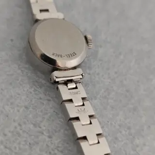 Omega De Ville 511.286 Ladies Manual Cal 485 Silver Cocktail Cut Glass Watch $190