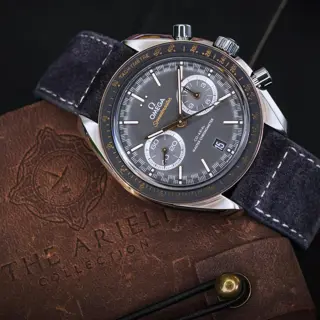 Omega Speedmaster Racing Chronograph Gold/Grey Dial – BOX & PAPERS – 329.23.44.51.06.001