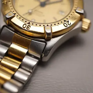 Tag Heuer 2000 964.008 Two Tone Gold Dial Professional Ladies Quartz Watch - $150