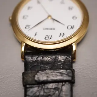 Seiko Spirit SCDP030 7N01 Gold Tone White Dial Quartz Watch JDM - $100