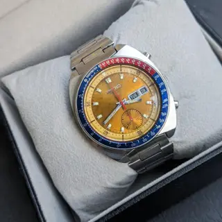 Seiko Pogue Automatic Chronograph Pepsi Besel Pogue 6139-6002 watch 1975 Price 750$
