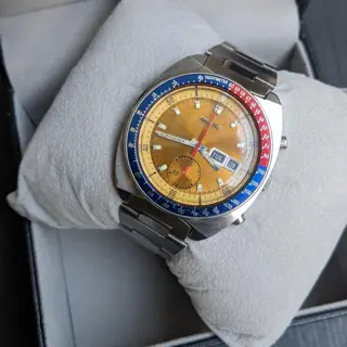 Seiko Pogue Automatic Chronograph Pepsi Besel Pogue 6139-6002 watch 1975 Price 750$