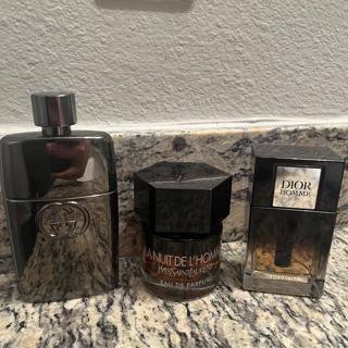 Dior Homme Parfum 2025 75ml Gucci Guilty Parfum 90mL YSL LNDL EDP 60ml (Bottle)