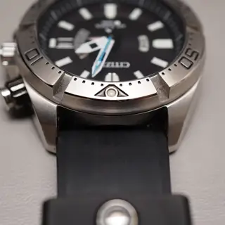 Citizen Promaster PMD56-3083 Air Divers 200M Black Dial JDM Solar Quartz Watch - $235