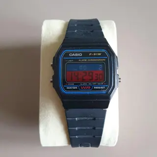 Casio F-91W Pepsi mod @Puracustoms