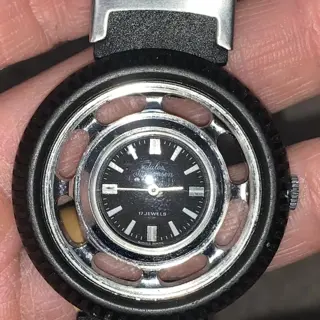 1970’s Jules Jurgensen Steering Wheel Watch $175/BO to US address prefer Venmo. PM if interested.