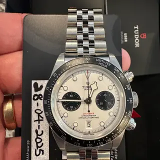 Tudor Chronograph - White Dial on 5-Link