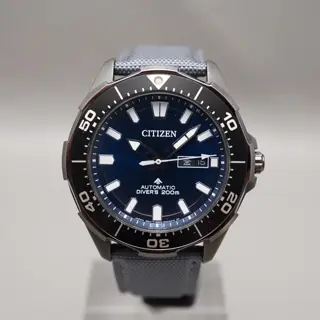 Citizen Promaster NY0075-12L Marine Blue Dial Titanium Automatic Watch READ - $225
